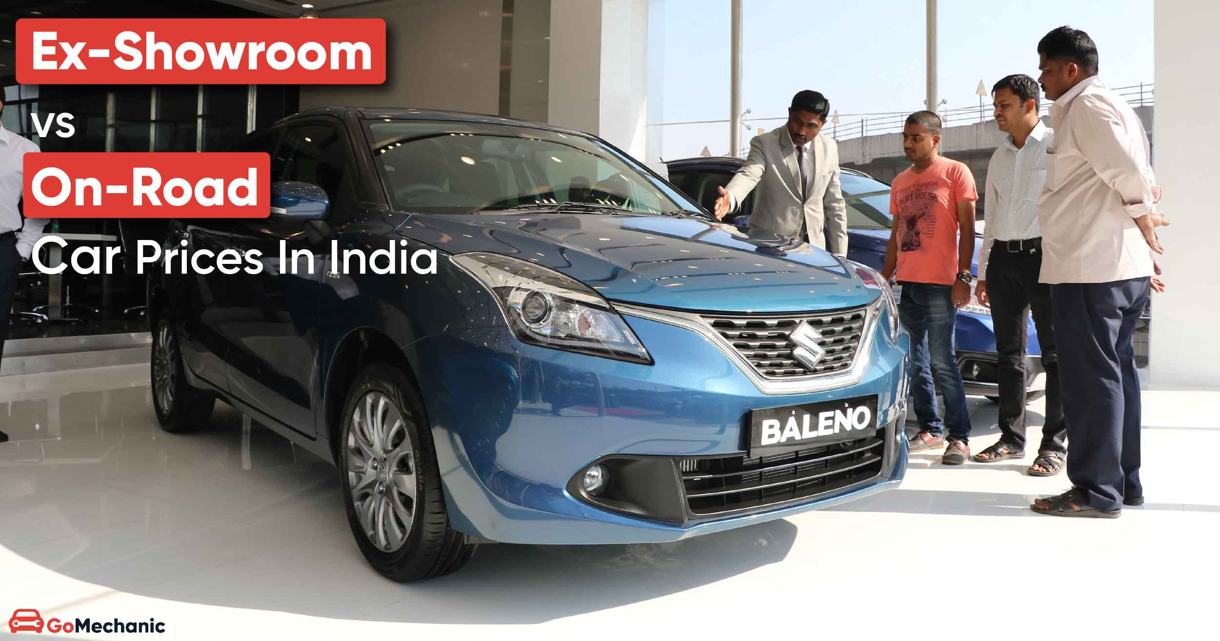 on road price vs ex showroom hidden charges